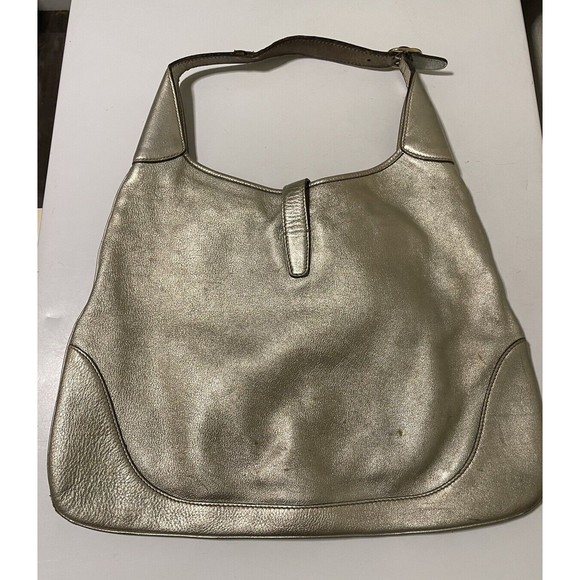 Gucci Metallic Jackie O Bouvier Hobo Bag - Picture 14 of 15